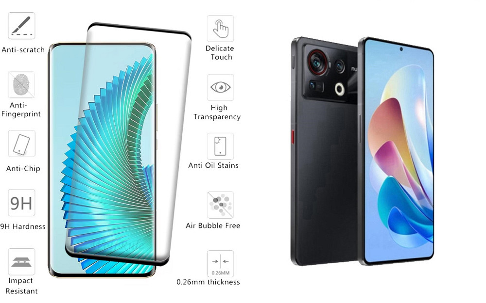 Захисне скло HyperGlass Pro для Nubia Z40S Pro – максимальна чутливість та захист Київ - фото 2