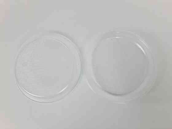 Тарілка одноразова діаметр 165 мм Суперпрозора (100 шт.) Харків