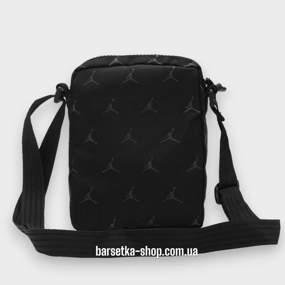 Сумка через плече Jordan 18*13 чорний Запоріжжя - фото 3