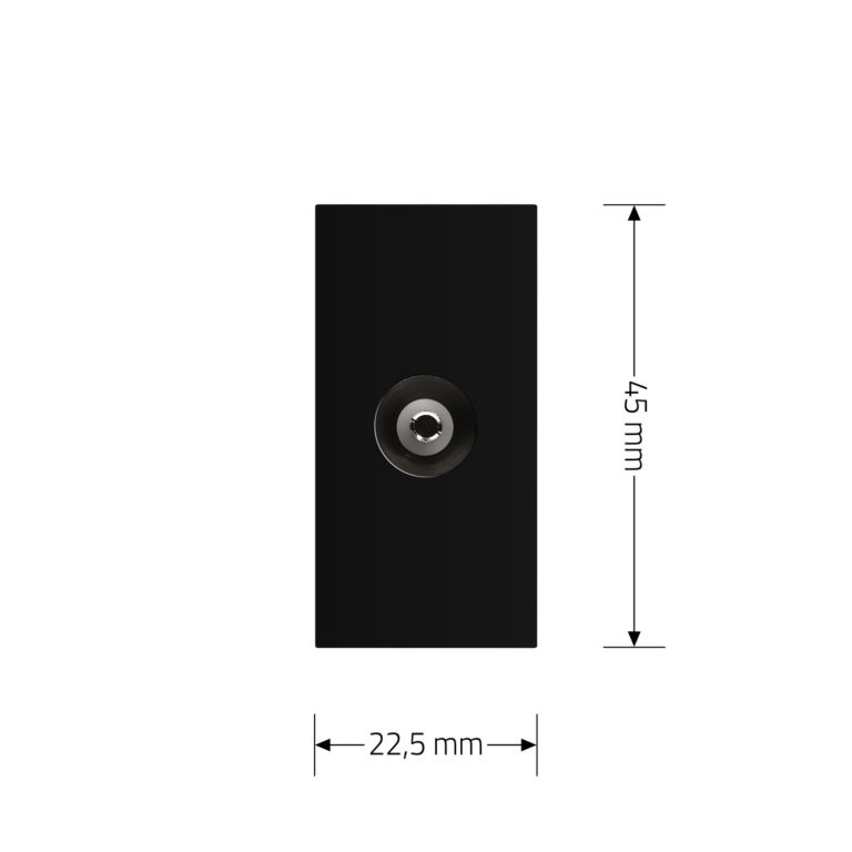 LIVOLO Телевізійна розетка LIVOLO, чорна, модуль 0.5 поста, TV гніздо для антени / ресивера (VL Коломия - фото 8