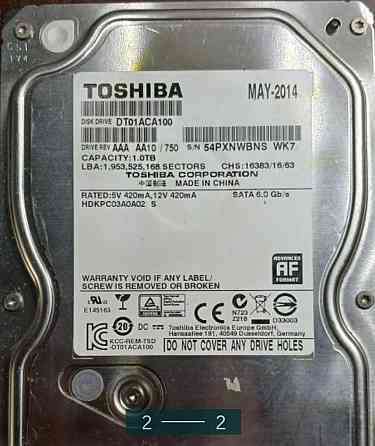 Жёсткий Диск дл ПК 3.5