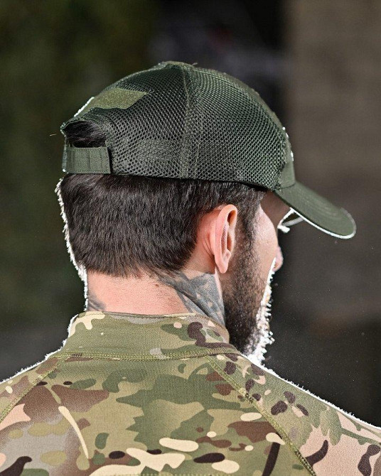 Тактическая бейсболка сетка  oliva ВР4352 Одесса - изображение 3