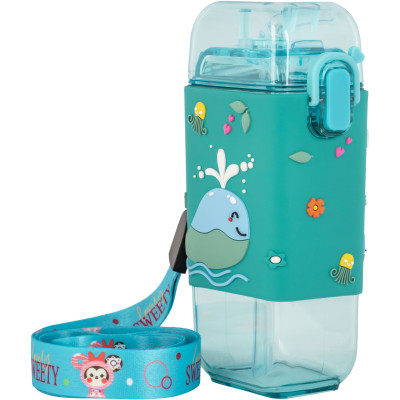 Поильник-непроливайка Baby Team С силиконовой трубочкой и ремешком 225 мл (4824428050913) Винница - изображение 5