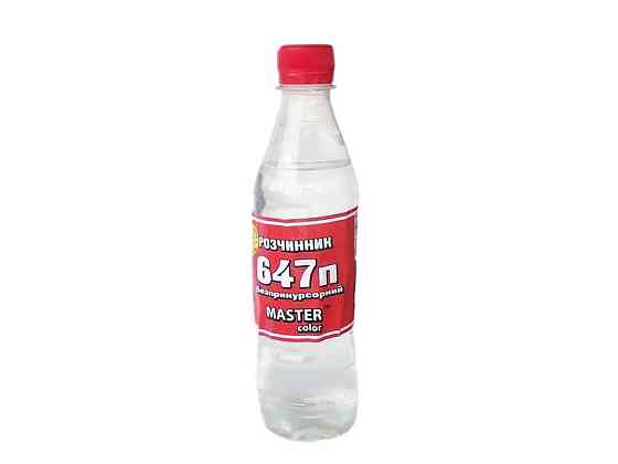 Растворитель 647 б/п 0,4л (285г) ТМ MASTER COLOR Solmir Киев