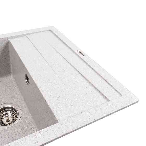 PLATINUM Кухонна мийка гранітна матова 7050 CASCADA Platinum Топаз Київ