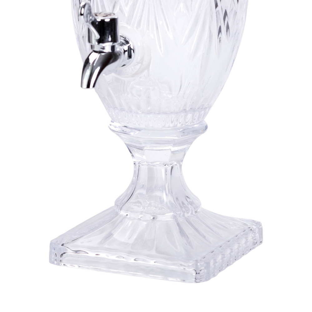 Yiwu Лимонадниця з краном на ніжці скляна для напоїв 2 л 46 см HP-19-15 Коломия - фото 7