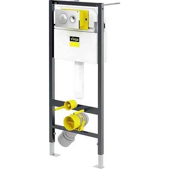 Модуль-бачок для підвісного унітаза Prevista Dry VIEGA 792855 ( з кнопкою та кріпленням) (000019072) Київ