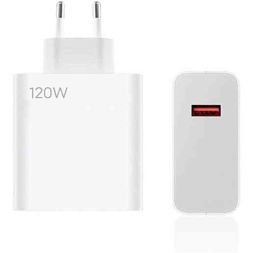 Мережний зарядний пристрій MI120W з кабелем (Білий) Вінниця
