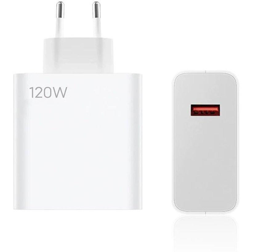 Зарядное сетевое устройство MI120W с кабелем (Белый) Винница - изображение 3