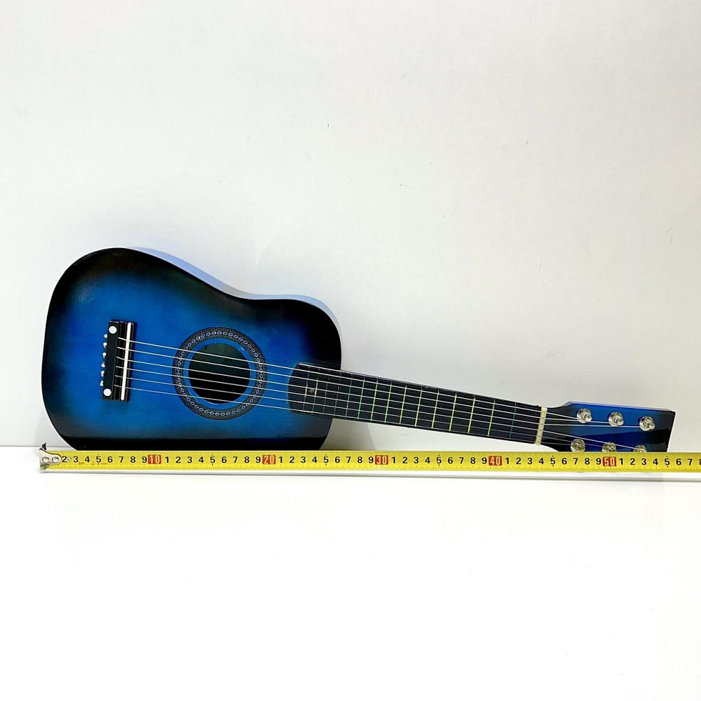Гітара дерев'яна дитяча 6 струн Синя (M 1369) Чернигов - изображение 8