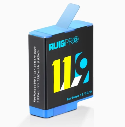 Аккумулятор для экшн камер GoPro 11/10/9 RuigPro Винница