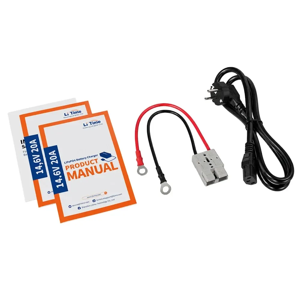 Зарядний пристрій для акумуляторних батарей LiFePO4 14.6V/20A LiTime L12V20A-BCHA-X (44-00537) Киев - изображение 10