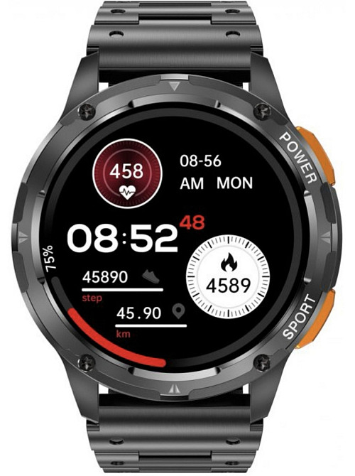 Чоловічий годинник: Uwatch Smart Kopter Steel Black. Київ - фото 1