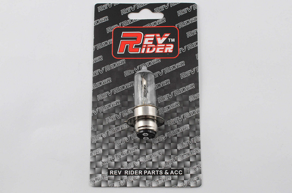 Лампа P15D-25-1 (1 ус) 12V 18W/18W (біла) (блістер) (S-head) REV RIDER (mod:B) Київ - фото 1