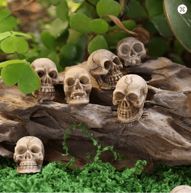 Череп 3D міні 20х18х12мм Сувенір. Тяжка тверда фотополімерна смола Київ - фото 7