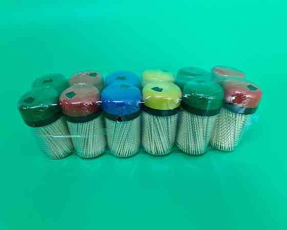 Зубочистка деревянная двусторонняя в жесткой упаковке 250шт(а12)  (1 пачка) Харьков