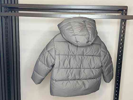 Детская зимняя куртка для девочки графит 116,122,128,140 Николаев