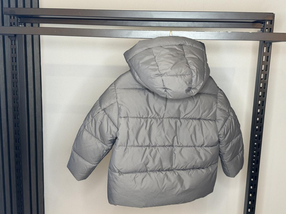 Детская зимняя куртка для девочки графит 116,122,128,140 Николаев - изображение 3