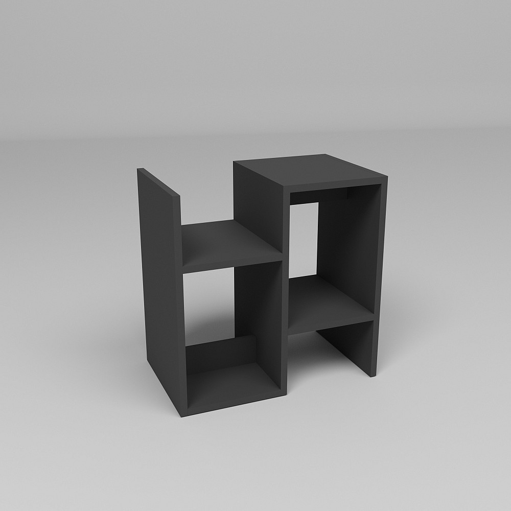 Тумба прикроватная S-1, Антрацит, 500/300/500 Львов - изображение 4