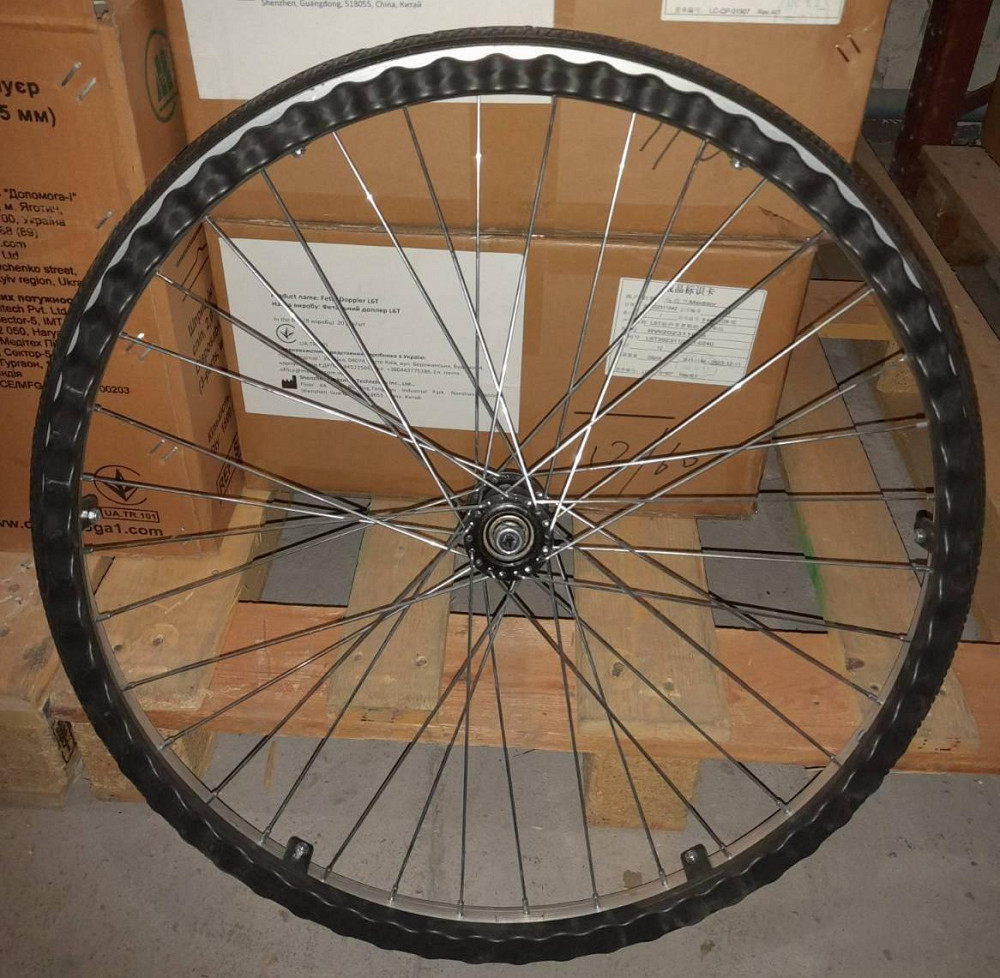 Заднє колесо до коляски інвалідної 24 Дніпро - фото 1