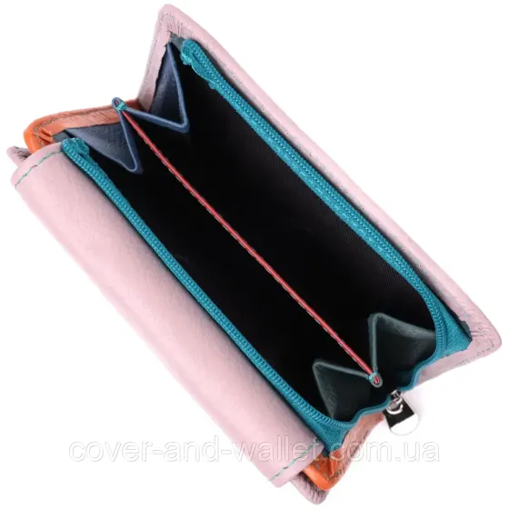 Модный кошелек для женщин розового цвета среднего размера ST Leather Киев