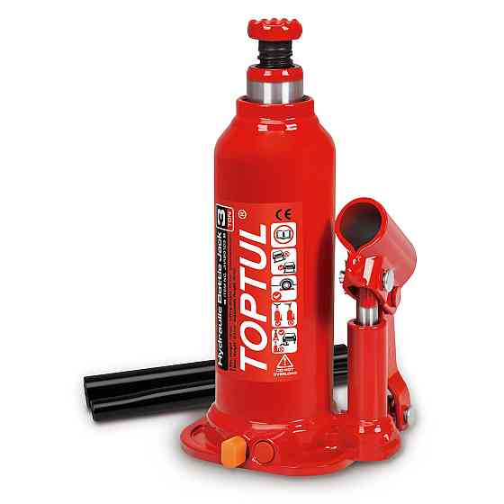 Домкрат пляшковий гідравлічний 3т 188-363 мм TOPTUL JHAB0103 Одеса