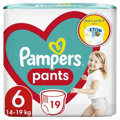 Підгузки Pampers трусики Pants Giant Розмір 6 (14-19 кг) 19 шт (8006540067802) Вінниця