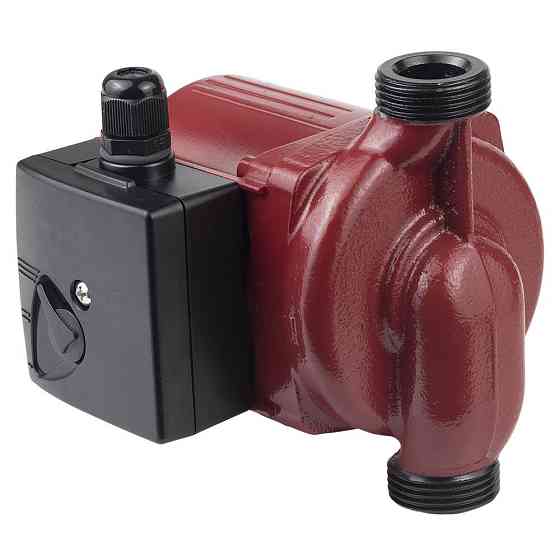 Насос циркуляційний 100Вт Hmax 6м Qmax 75л/хв Ø1" 130мм+гайки Ø¾" AQUATICA (774131) Рівне