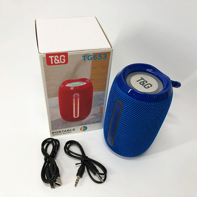 Портативная колонка с Bluetooth TG653, Блютуз колонка с флешкой и радио, Музыкальные колонки VO-783 для улицы Киев - изображение 7