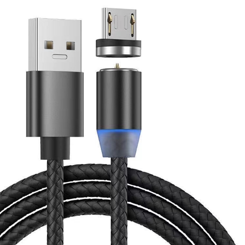 Кабель USB MicroUSB Havit HV-CB6162 магнітний 1м чорний Житомир - фото 1