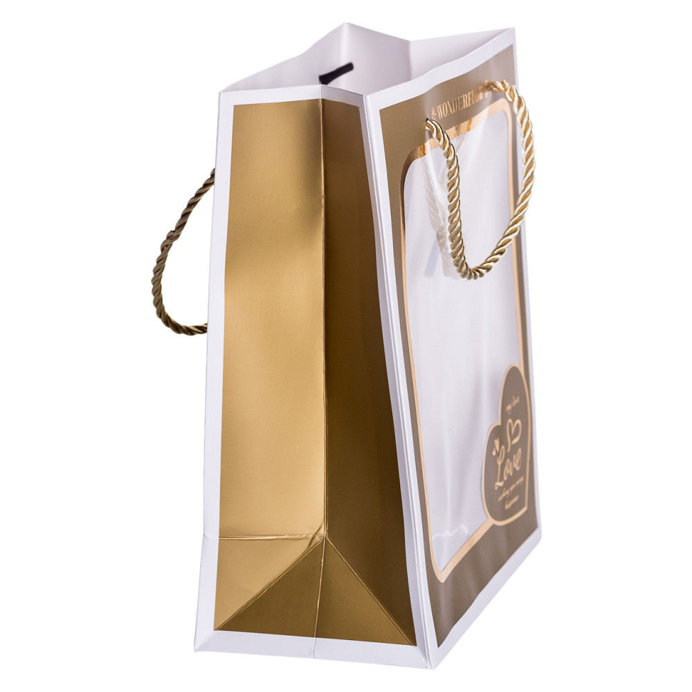 Набір подарункових пакетів з паперу Love з віконцем 12 шт 18×10×23 см HP-10359-17 Коломыя - изображение 9