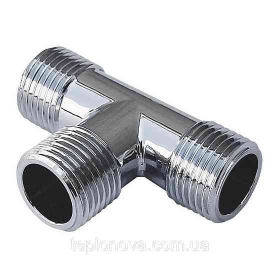 Тройник SOLOMON 1/2″ ННН хром 8202 Черновцы