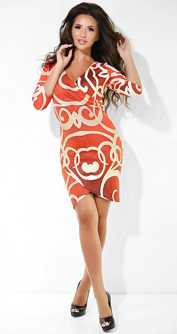 Плаття з абстрактним принтом (42) Київ - фото 2