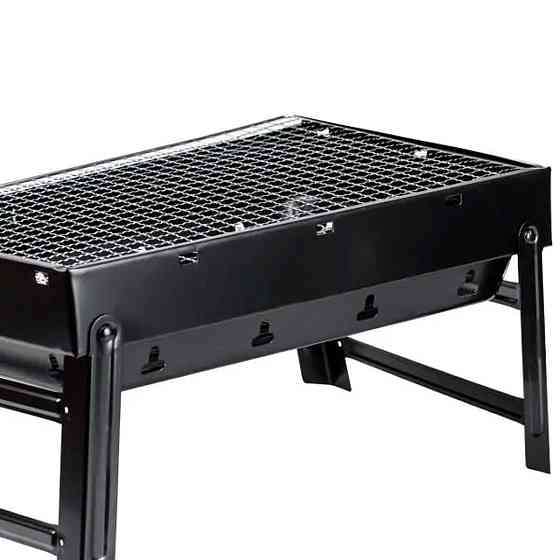 Мангал переносний складаний з решіткою 43×30×23.5 см HP450M Київ