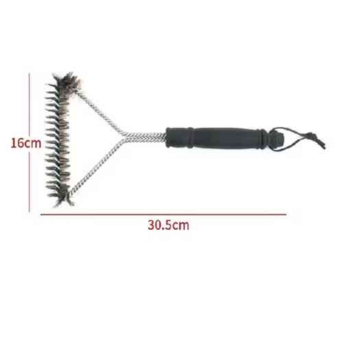 Трехсторонняя щетка для гриля с удобной ручкой Киев