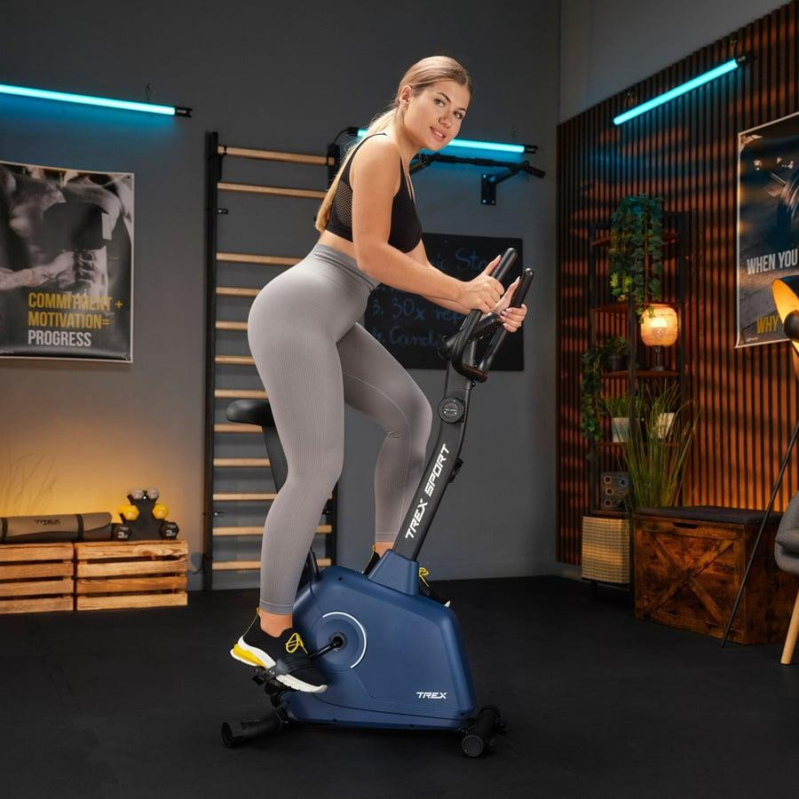 Велотренажер Trex Sport TX-380MB Rigon магнитный темно-синий Киев - изображение 10