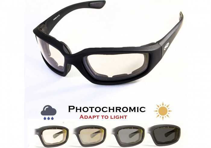 Окуляри фотохромні (захисні) Global Vision KickBack Photochromic (clear) Anti-Fog, фотохромні прозорі Запоріжжя - фото 1