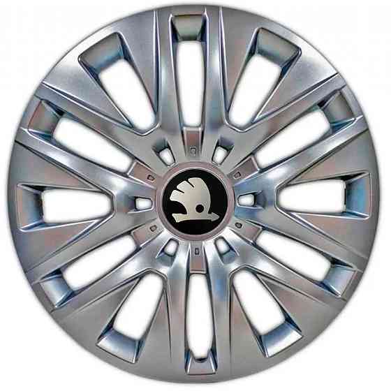 Автомобільні модельні ковпаки R16 Skoda 429 4шт, SJS, сріблясті Київ