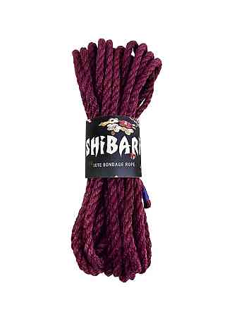 Джутовая веревка для Шибари Feral Feelings Shibari Rope, 8 м фиолетовая Sex Aura Киев