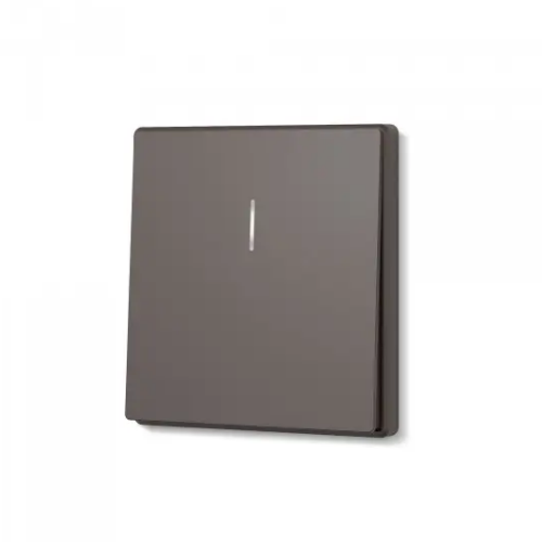 Вимикач 1кл з підсвіткою мокко VIDEX NOTA (VF-NT-SW1L-BR) Житомир