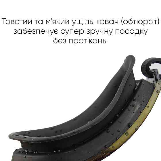 Окуляри для плавання Renvo Anda Pro Уні Anti-fog Чорний OSFM (2SG510-01) Киев