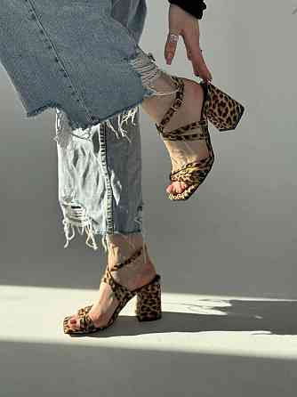 Roberto Netti Стильні босоніжки жіночі леопардові літні шкіряні Roberto netti 2754/8/1 з квадра Коломия