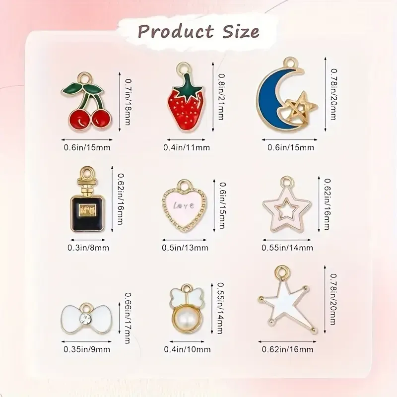 Набор эмалированных подвесок для рукоделия, 100 шт. Киев - изображение 7