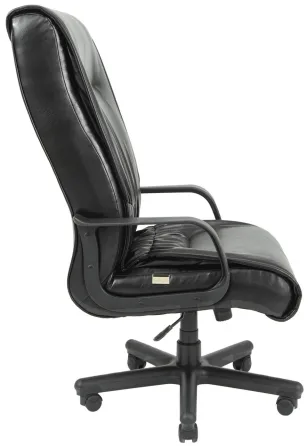 Офисное Кресло Руководителя Richman Munich Titan Black Пластик М1 Tilt Черный Киев