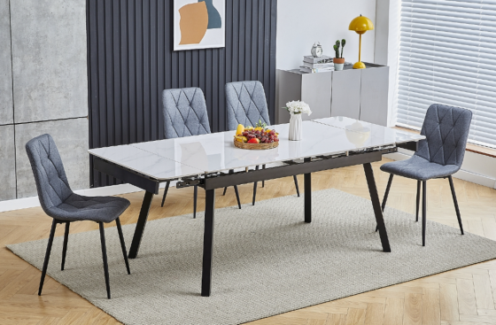 Стілець TOM VELVET чорний каркас/сірий BL.14 Київ