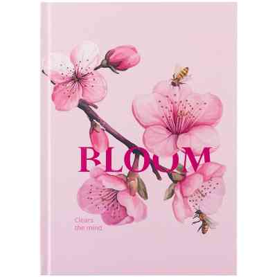 Книга записная Axent Bloom А5, 96 листов, клетка, твердая обложка (8459-8-A) Винница