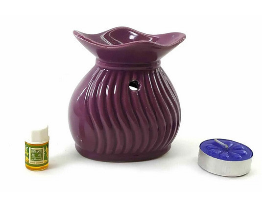 Аромалампа для ароматерапии фиолетовая набор Киев - изображение 1