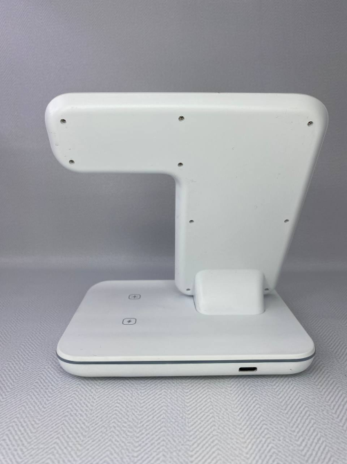 Бездротове зарядний пристрій Wireless Charger 3в1 для iPhone, Apple Watch, AirPods біле Б/В Київ - фото 6