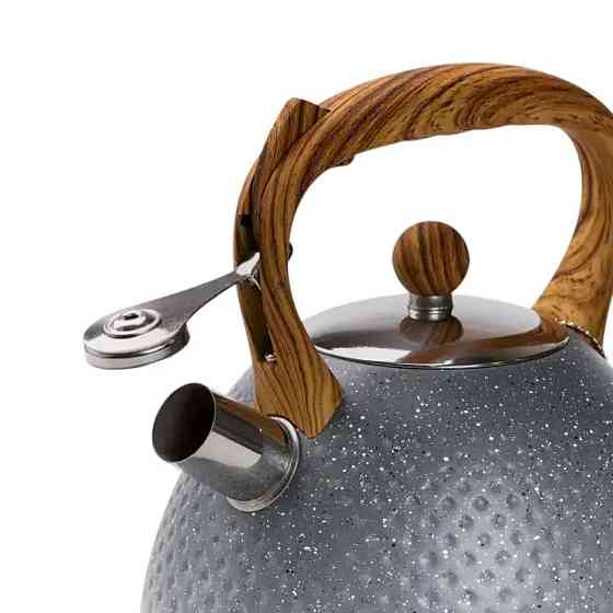 Yiwu Чайник на 3 літри зі свистком сірий потрійне дно HP33535G Коломыя