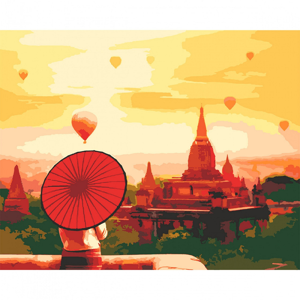 Картина за номерами "Santi" 953952 "Бірма, що зачаровує", 40*50 см, шт Київ - фото 1